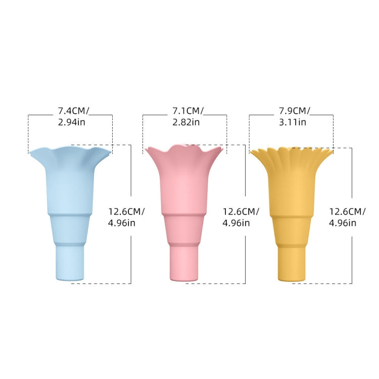 3pcs /Set Foldable Silicone Ice Cream Cone Kids Multifunctional Anti-Dirty Hands Anti-Leak Ice Cream Holder