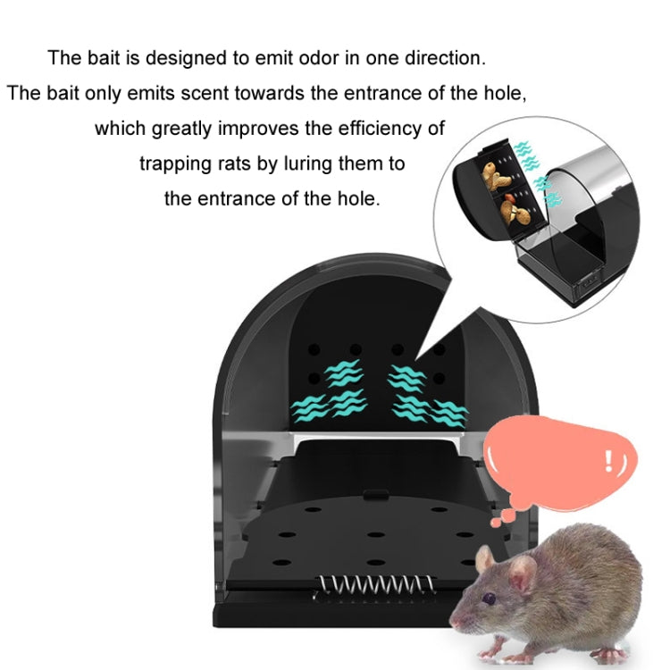 Household Transparent Plastic Highly Sensitive Automatic Pedal Mousetrap(SJZ034)
