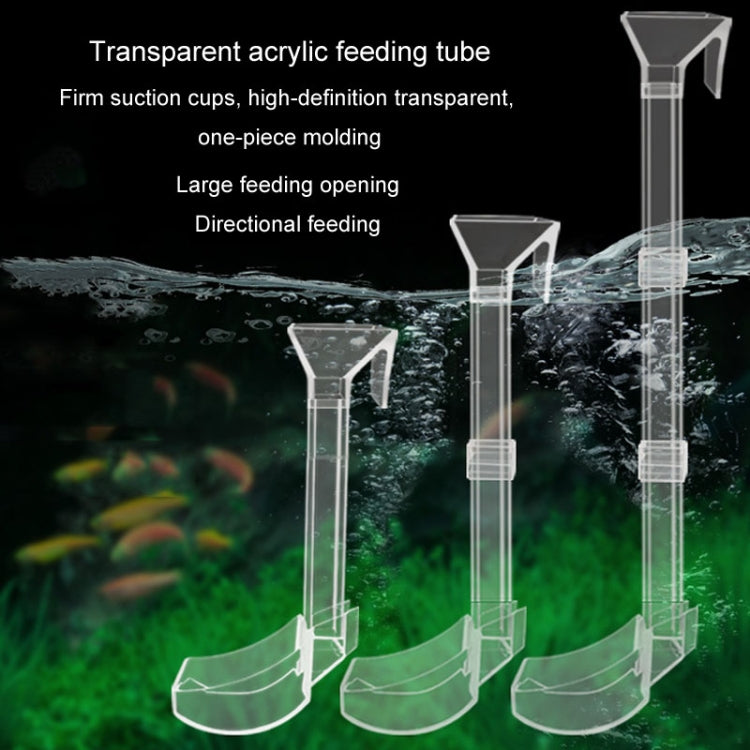 Fish Tank Feeder Fish And Shrimp Feeding Tube, Length: 17cm