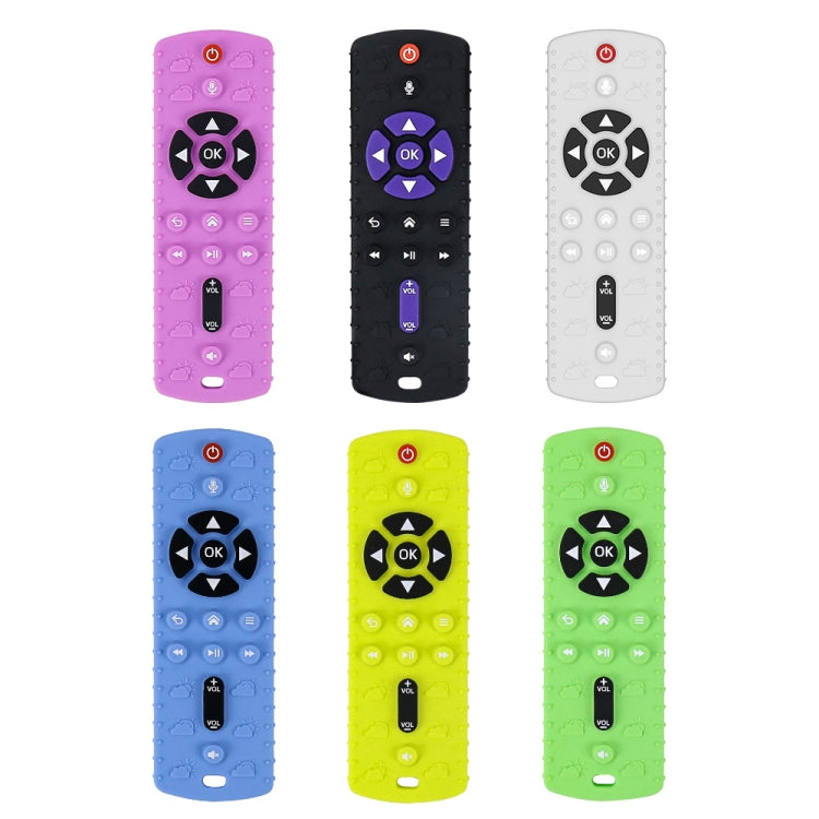 Baby Simulation Silicone Remote Control Can Press Tooth Glue Preventing Eating Hands Teething Stick, Color: 2nd Generation Pink