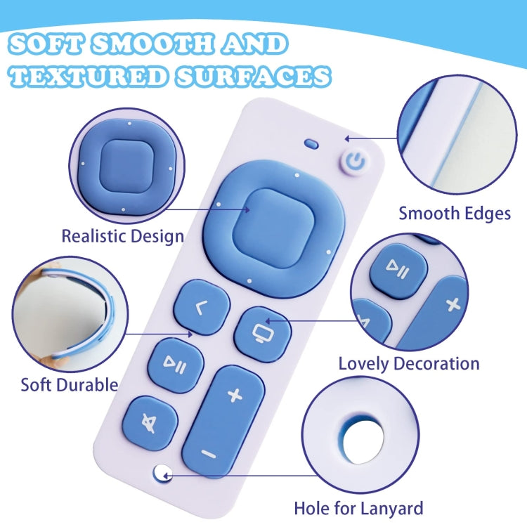 Baby Simulation Silicone Remote Control Can Press Tooth Glue Preventing Eating Hands Teething Stick, Color: 4th Generation Green