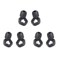 3pairs /Set Sleep Anti-noise Soundproof Earplugs Noise Reducing Swimming Silicone Earplugs(Black)