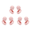 3pairs /Set Sleep Anti-noise Soundproof Earplugs Noise Reducing Swimming Silicone Earplugs(Pink)