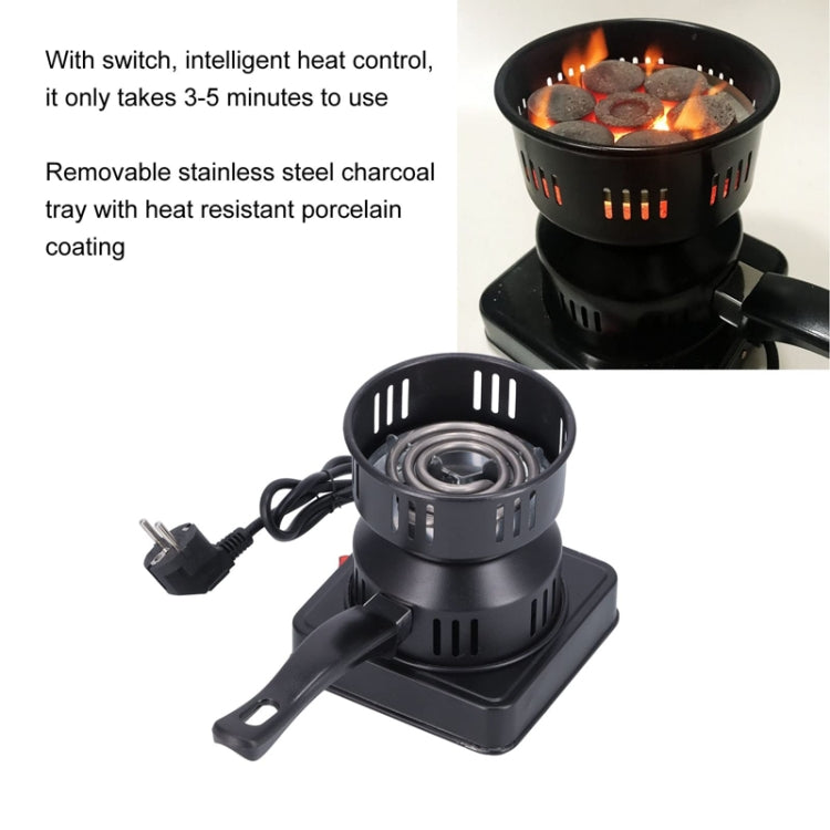 Hookah Coconut Charcoal Stove Outdoor Fire Making Tools, Specification: EU Plug