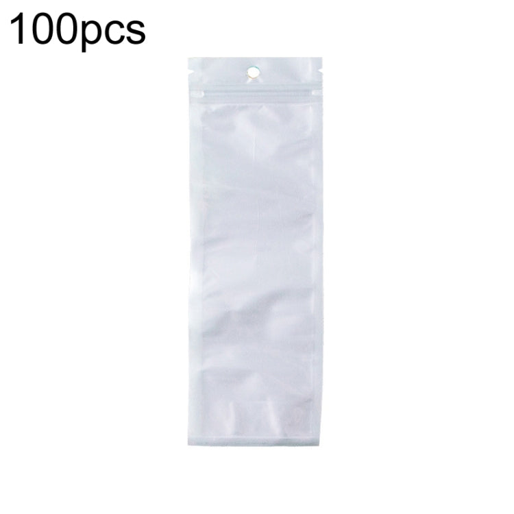7 x 20cm 100pcs Pearlescent Film Packaging Ziplock Bag Translucent Plastic Self-Sealing Bags