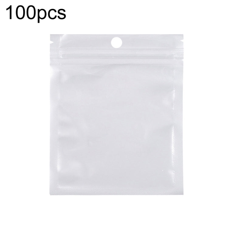 15 x 15cm 100pcs Pearlescent Film Packaging Ziplock Bag Translucent Plastic Self-Sealing Bags