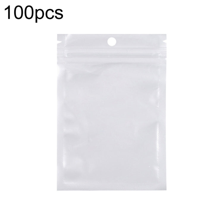 15 x 20cm 100pcs Pearlescent Film Packaging Ziplock Bag Translucent Plastic Self-Sealing Bags