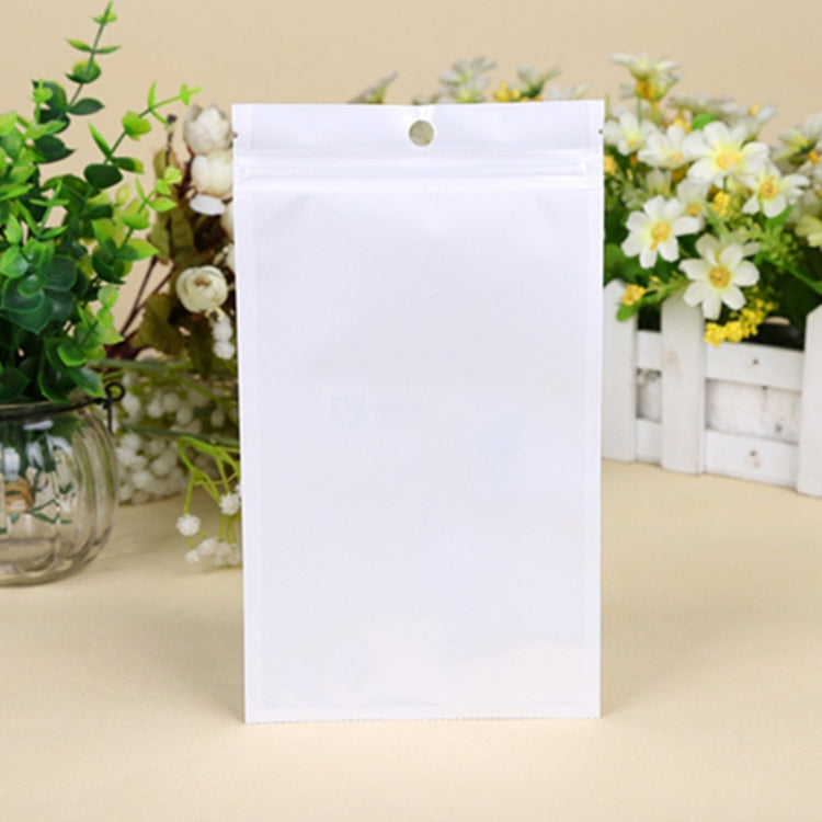 7 x 10cm 100pcs Pearlescent Film Packaging Ziplock Bag Translucent Plastic Self-Sealing Bags
