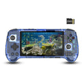 ANBERNIC RG556 Handheld Game Console Android 13 System 5.48-Inch AMOLED Screen WIFI Bluetooth Game Player 128GB+256GB(Transparent Blue)
