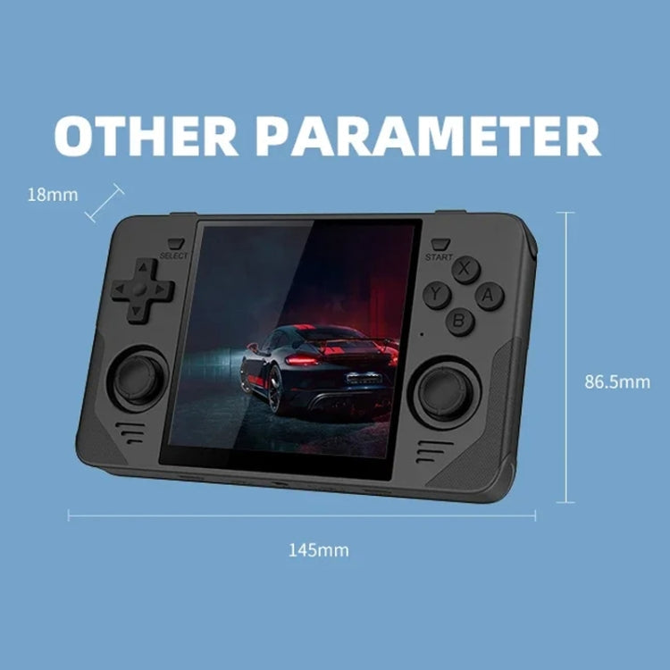 POWKIDDY RGB30  4 Inch IPS Screen Handheld Game Console Built In WIFI＋Bluetooth 16GB+128GB(Black)