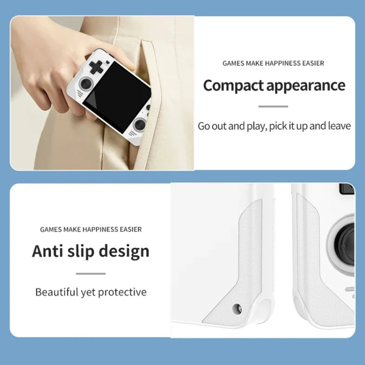 POWKIDDY RGB30  4 Inch IPS Screen Handheld Game Console Built In WIFI＋Bluetooth 16GB+256GB(Blue)