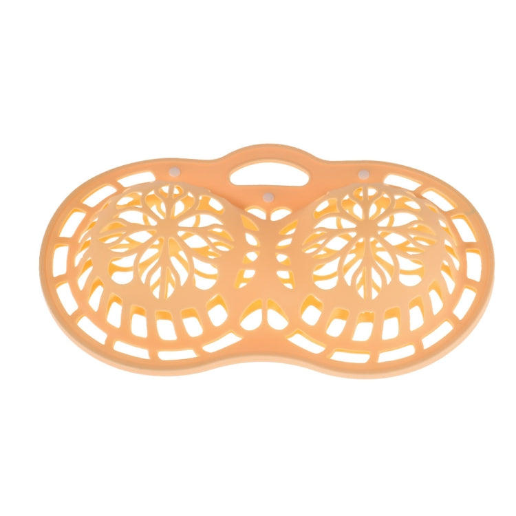 Underwear Bra Wash Bag Washing Machine Protective Bag Anti-Deformation Silicone Underwear Laundry Bag(Beige)