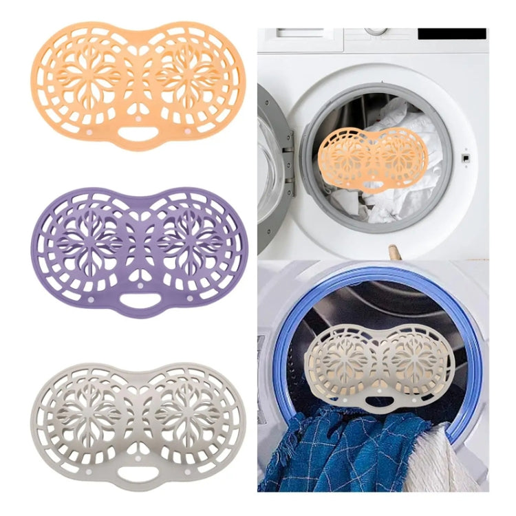 Underwear Bra Wash Bag Washing Machine Protective Bag Anti-Deformation Silicone Underwear Laundry Bag(Grey)
