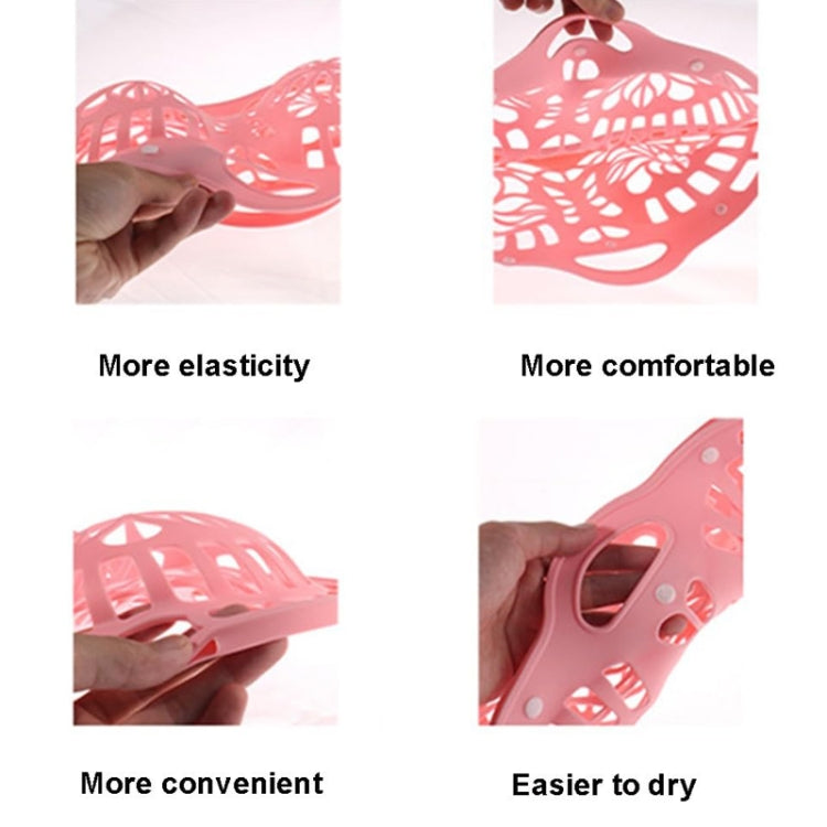 Underwear Bra Wash Bag Washing Machine Protective Bag Anti-Deformation Silicone Underwear Laundry Bag(Grey)