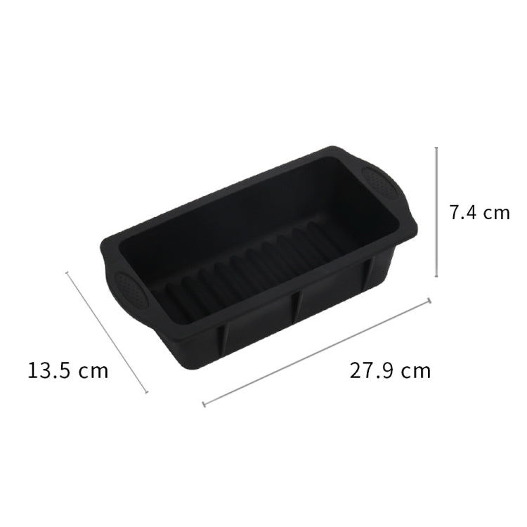 Silicone Ice Lattice Molds Ice Storage Box With Lid, Specification: With Lid 1.5L (Black)