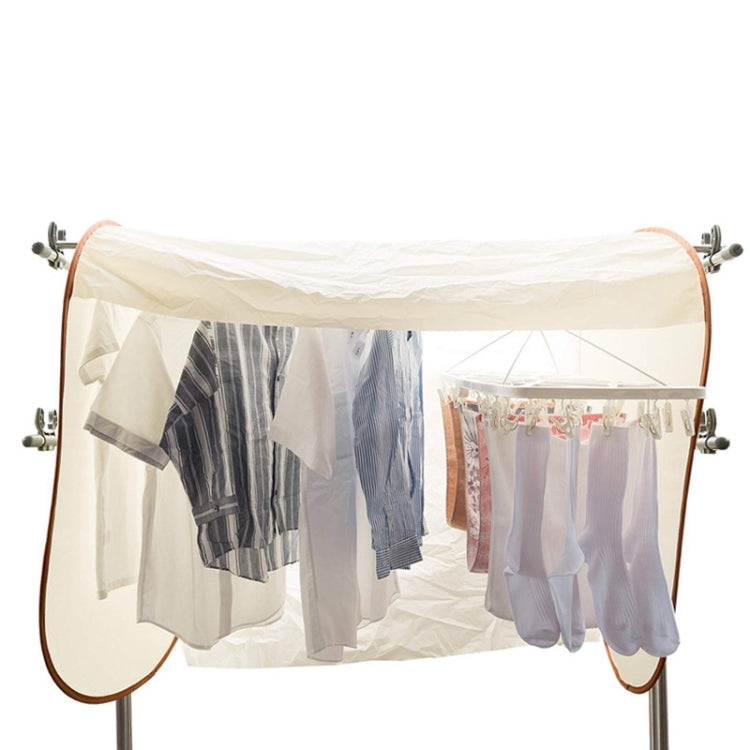 Outdoor Clothes Drying Dustproof Rainproof Sun Protection Cover, Color: Lengthen Beige