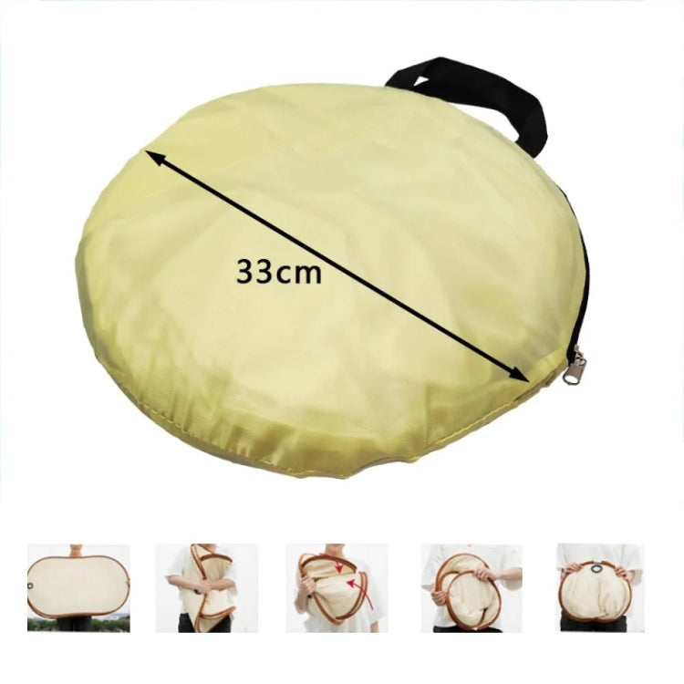 Outdoor Clothes Drying Dustproof Rainproof Sun Protection Cover, Color: Lengthen Beige