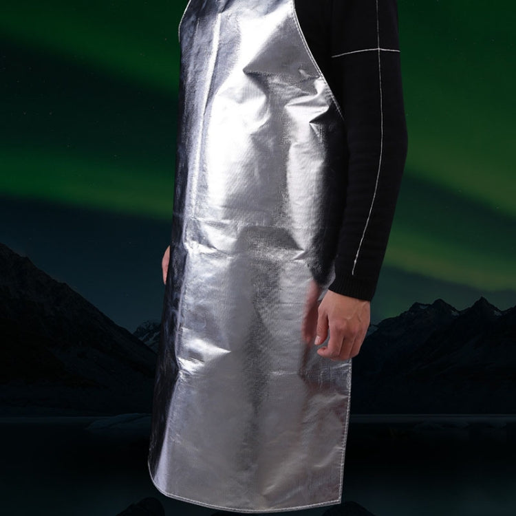Aluminum Foil Heat Insulation Apron Flame Retardant Chemical Metallurgy Heat Insulation Clothes(Average)