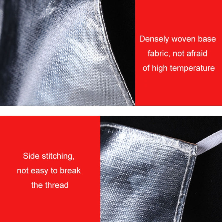 Aluminum Foil Heat Insulation Apron Flame Retardant Chemical Metallurgy Heat Insulation Clothes(Average)
