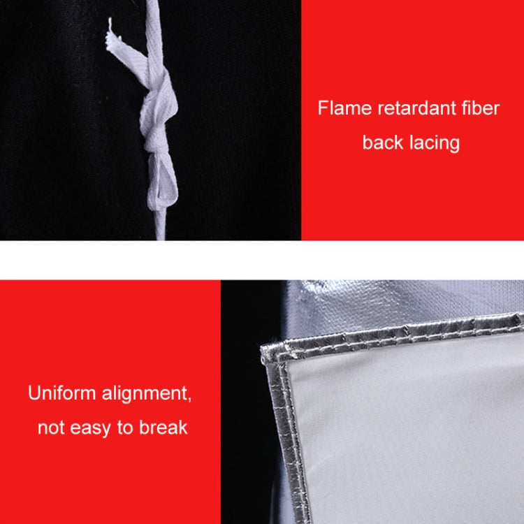 Aluminum Foil Heat Insulation Apron Flame Retardant Chemical Metallurgy Heat Insulation Clothes(Average)