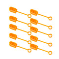 10pcs /Pack XT60 Lithium Battery Plug Protective Cover Plug Dustproof Anti-oxidation Insulation Cover(Yellow)