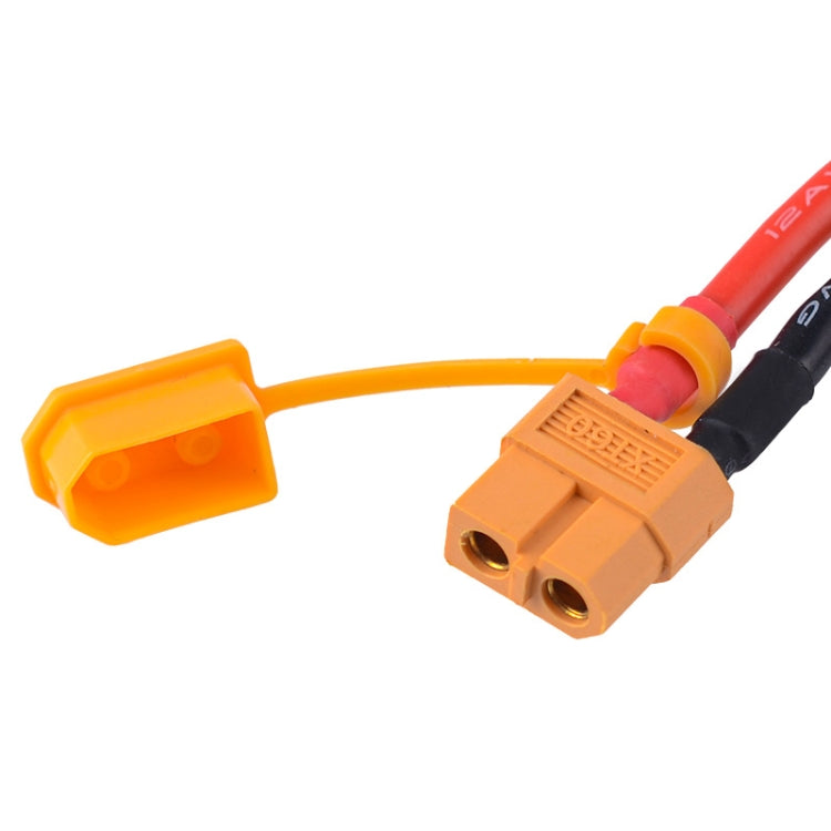 10pcs /Pack XT60 Lithium Battery Plug Protective Cover Plug Dustproof Anti-oxidation Insulation Cover(Yellow+Red)