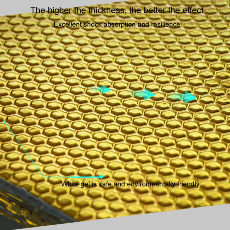 50x28cm Sewer Pipe Self-Adhesive Soundproofing Damping Sheet Car Acoustic Panel