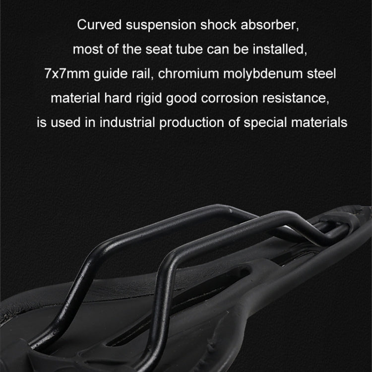 TOSEEK Mountain Bike Saddle Road Bicycle Seat Accessories, Color: Red