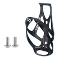 TOSEEK Outdoor Cycling Carbon Fiber Open Water Bottle Cage, Color: Black Glossy