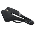 TOSEEK Bicycle Shock-absorbing Comfortable Widened Saddle(Silver)
