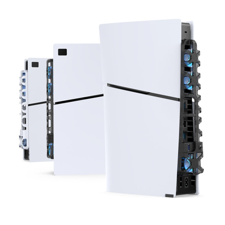 For PS5 Slim DOBE TP5-3538 Host Rear Blu-ray Fan Thermal Cooling Fan(White)