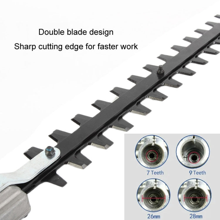 High Branch Shears Hedge Work Trimmer Tall Tree Pruning Tool, Model: 28x9 Teeth Regular