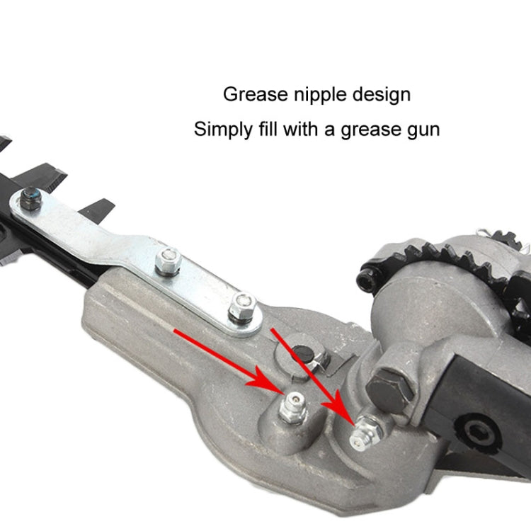 High Branch Shears Hedge Work Trimmer Tall Tree Pruning Tool, Model: 26x9 Teeth Longer Model