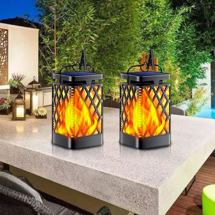 Skeleton Diamond Simulation Flame Lights Outdoor Solar LED Garden Light, Power: 0.6W