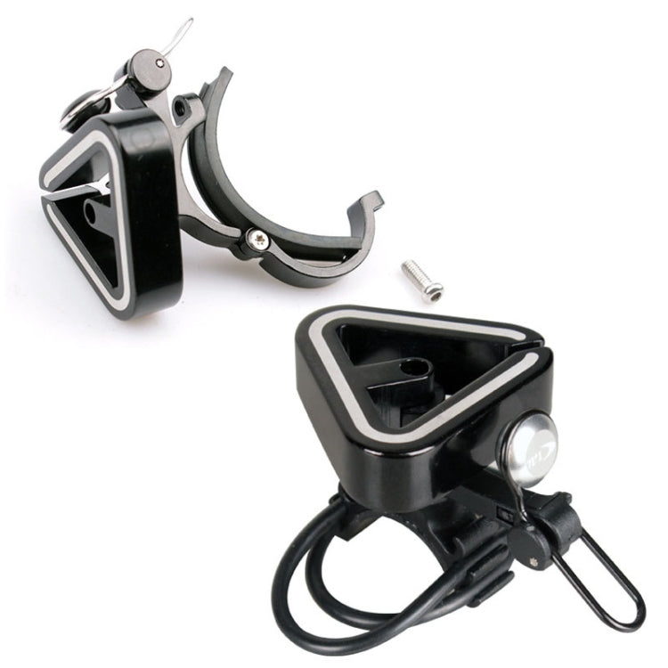 N+1 Mountain Bike Bell Universal Triangle Copper Bell, Color: Clip Ring Black