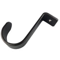 Curtain Roman Rod Top Installation Bracket Curtain Mounting Base Trays Accessories(Black)