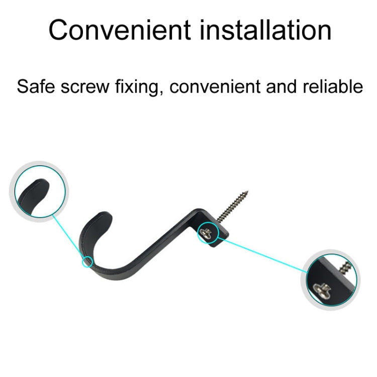 Curtain Roman Rod Top Installation Bracket Curtain Mounting Base Trays Accessories(Silver)