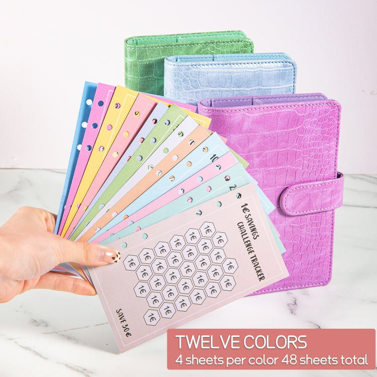 48 Sheets Dollar Version  Savings Challenge Trackers A6 Money Saving Budget Planner Cards