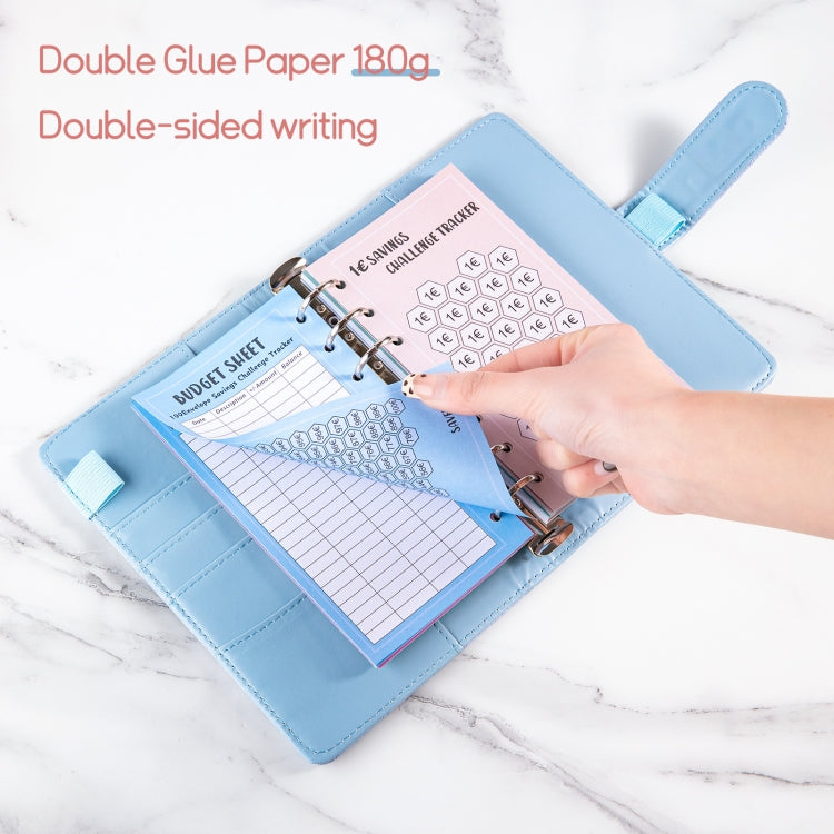 48 Sheets Dollar Version  Savings Challenge Trackers A6 Money Saving Budget Planner Cards