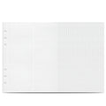 25sheets /Set A5 6 Holes Save Money Challenge Envelopes Replacement Inner Page, Spec: Double-grid
