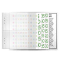 25sheets /Set A5 6 Holes Save Money Challenge Envelopes Replacement Inner Page, Spec: Set 3