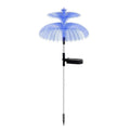 Solar Optical Fiber Jellyfish Lights Outdoor LED Waterproof Garden Decoration Ambiance Light, Style: Stars (Transparent Tube)