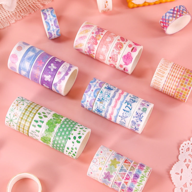 60rolls /Set 1.5cm x 2m Washi Tape Set For Scrapbooking Supplies Art Craft Tape(Magic Dream)