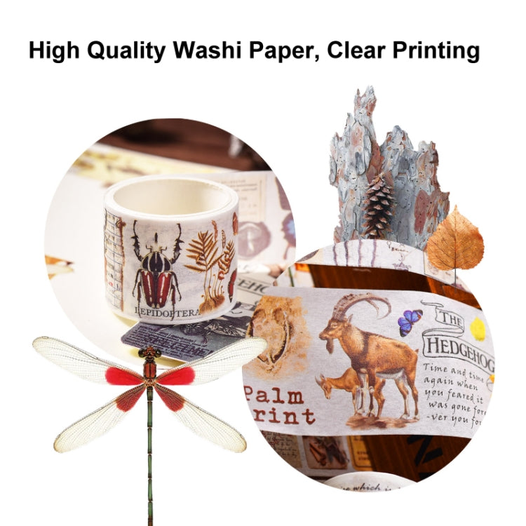 18rolls /Box  Nostalgic Memory Washi Tape Set Retro Style DIY Scrapbook Stickers, Style: Elegant Prelude
