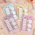 4sheets /Pack Waterproof Name Labels for Kids - Tear-Resistant, Self-Adhesive, Handwritten Stickers(Cheese Family)