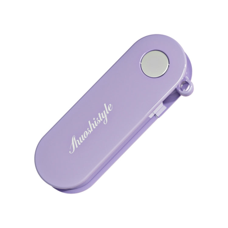 Folding Storage Kitchen Home Cutting Knife Outdoor Portable Stainless Steel Fruit Plane Peeling Device(Purple)