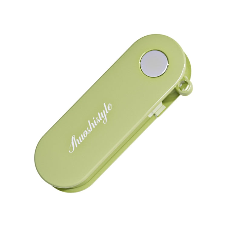Folding Storage Kitchen Home Cutting Knife Outdoor Portable Stainless Steel Fruit Plane Peeling Device(Green)