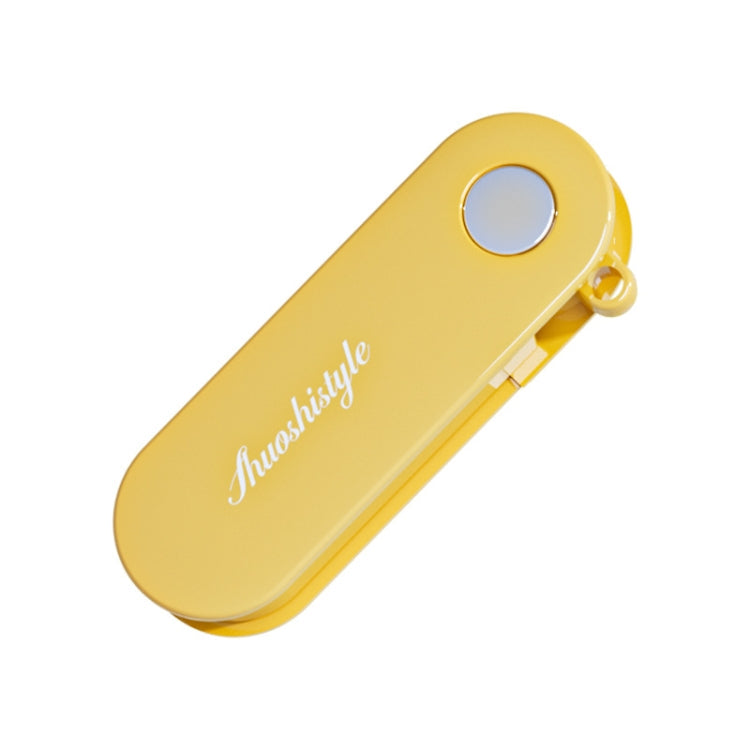 Folding Storage Kitchen Home Cutting Knife Outdoor Portable Stainless Steel Fruit Plane Peeling Device(Yellow)