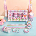 20rolls /Box Art Animals Flowers Washi Tape Set DIY Scrapbook Stickers, Style: Flower Series
