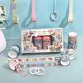 20rolls /Box Art Animals Flowers Washi Tape Set DIY Scrapbook Stickers, Style: Memory Post Office